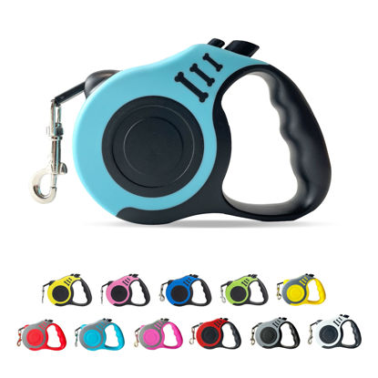 Picture of LIEVUIKEN Retractable Dog Leash Automatic Telescopic Tractor Dog Tape, Pet Tape 10/16 FT Durable and Convenient, with Non-Slip Handle, Suitable for Small and Medium-Sized Dogs