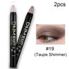 Picture of evpct 2Pcs Cream Eyeshadow Sticks Set for Eyes Waterproof, Taupe Shimmer Matte Eye shadow Stick Pencil Pen Bulk sombras en crema para ojos 19+19