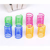 Picture of ISMARTEN Cat Spring Toy (60 Pack), Cat Kittens Toys Plastic Coil Spiral Springs for Swatting, Biting, Hunting, and Active Healthy Play (Random Color)