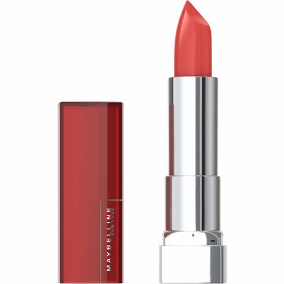 Picture of Maybelline New York Color Sensational Lipstick, Lip Makeup, Cream Finish, Hydrating Lipstick, Nude, Pink, Red, Plum Lip Color, Sunset Spark, 0.15 oz; (Packaging May Vary)