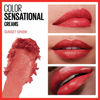 Picture of Maybelline New York Color Sensational Lipstick, Lip Makeup, Cream Finish, Hydrating Lipstick, Nude, Pink, Red, Plum Lip Color, Sunset Spark, 0.15 oz; (Packaging May Vary)