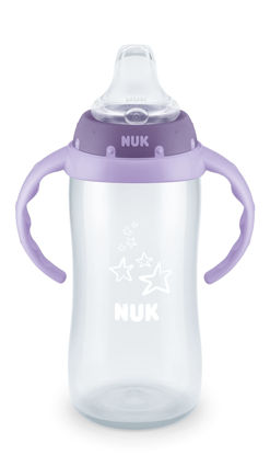 Picture of NUK Large Learner Tritan Cup, 10 oz, 8+ Months - BPA Free, Spill Proof Sippy Cup