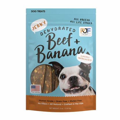 Picture of Pet Jerky Factory Premium Dog Treats | 100% Human Grade | USA Made | Grain Free | Beef and Banana, 5 oz.
