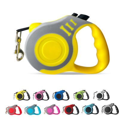 Picture of LIEVUIKEN Retractable Dog Leash Automatic Telescopic Tractor Dog Tape, Pet Tape 10/16 FT Durable and Convenient, with Non-Slip Handle, Suitable for Small and Medium-Sized Dogs