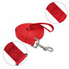 Picture of Nylon Training Dog Leash for Small Medium Large Dogs, 15ft 20ft 30ft 50ft Long Leash Dog/Puppy Lead for Obedience Recall Training, Camping (15ft, Red)