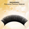 Picture of NAGARAKU Easy Fan Eyelash Extensions Volume Lash 0.05 D curl 14mm Rapid Blooming Faux Mink Cluster For Beginners Soft Professional Lash Supplies