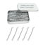 Picture of 220 Ct 1.38 Inch Mini Silver Gray Cute Bobby Pins with Metal Box, Small Hair Bobby Pins for Buns, YINGFENG Premium Gray Hair Pins for Kids, Girls and Women, Great for All Hair Types