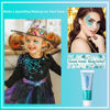 Picture of MEICOLY Teal Body Glitter,Mermaid Face Glitter Gel,Sequins Glitter Face Paint,Dazzle Green Chunky Glitter for Face Body Eye Lip Hair,Sparkling Holographic Gel Glitter Makeup for Women and Kids,50 ml