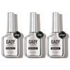Picture of GAOY Gel Top Coat, Builder Gel and Base Coat Set, 3 Pcs 16ml Clear Glossy No Wipe Combination for UV Light Cure Gel Nail Polish