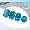 Picture of GAOY Blue Glassy Cat Eye Gel Nail Polish, 16ml Glitter Holographic Nail Polish with Magnet, Reflective Translucent UV Gel, 2153 Blue Tears