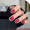 Picture of GAOY Glassy Cat Eye Gel Nail Polish, 16ml Glitter Holographic Nail Polish with Magnet, Reflective Translucent UV Gel, 2220 Ruby Crystal