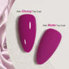 Picture of GAOY Purple Gel Nail Polish, 16ml Soak Off UV Light Cure Gel Polish for Nail Art DIY Manicure at Home, 1607 Plum Purple