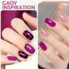 Picture of GAOY Purple Gel Nail Polish, 16ml Soak Off UV Light Cure Gel Polish for Nail Art DIY Manicure at Home, 1607 Plum Purple
