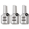 Picture of GAOY Gel Top Coat, Nail Strengthener and Base Coat Set, 3 Pcs 16ml Clear Glossy No Wipe Combination for UV Light Cure Gel Nail Polish