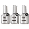 Picture of GAOY Gel Top Coat, Nail Glue Gel and Base Coat Set, 3 Pcs 16ml Clear Glossy No Wipe Combination for UV Light Cure Gel Nail Polish