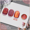 Picture of GAOY Cat Eye Gel Nail Polish, 16ml Glitter Holographic Nail Polish with Magnet, Reflective Translucent UV Gel, 2031 Vintage Burgundy