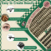 Picture of DIY Lash Extension Kit 280pcs Individual Lashes D Curl Eyelash Extension Kit KEYYOU 30D+40D 9-16Mix Lash Clusters with Lash Bond and Seal and Lash Applicator for DIY at Home(KIT-30D40D-0.07D-9-16Mix)