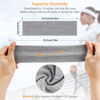 Picture of Headbands for Women Non Slip - 7PCS Fashion Sports Hair Bands for Women's Hair, Soft Cotton Cloth Stretchy Headbands for Women for Workout Yoga Running
