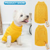 Picture of Mihachi Turtleneck Dog Sweater - Winter Coat Apparel Classic Cable Knit Clothes with Leash Hole for Cold Weather, Ideal Gift for Pet in New Year