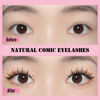 Picture of Manga Lashes Natural Look Anime Lashes with Clear Band Natural Manga Eyelashes Manhua Manhwa Lashes Korean Japanese Style Cosplay Lashes by EYDEVRO