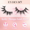 Picture of Manga Lashes False Eyelashes Doll Dramatic Eyelashes Anime Cosplay Japanese Style Lashes Spiky Long Thick Mink Eye Lash Strips by EYDEVRO