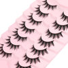 Picture of Manga Lashes False Eyelashes Doll Dramatic Eyelashes Anime Cosplay Japanese Style Lashes Spiky Long Thick Mink Eye Lash Strips by EYDEVRO