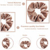 Picture of IVARYSS Scrunchies for Women, 12 Pcs Neutral Velvet Scrunchies for Hair, Classic Elastic Thick Scrunchy Hair Bands Ties, Soft Ropes Ponytail Holder Hair Accessories