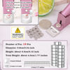 Picture of Light Pink(Matte) Premium Nail Clippers with Magnets Sizers for Acrylic Nails, Artificial Fake Nail False Nail Tip Cutter Trimmer Manicure Pedicure Sharp Blade Clip Tool for Salon Home Art Beauty