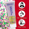 Picture of MEICOLY Mardi Gras Face Glitter,Gold Green Purple Mixed Chunky Glitter Gel,Festival Rave St Patricks Day Accessories Glitter for Face/Body/Hair,Holographic Sequins Body Glitter for Carnival