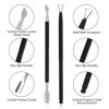 Picture of Cuticle Trimmer with Cuticle Pusher and Cutter-YINYIN Cuticle Cutter Cuticle Nipper Professional Stainless Steel Cuticle Clippers Durable Pedicure Manicure Tools for Fingernails and Toenails (Black)