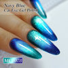 Picture of Double Rhythm 0.5 OZ Cat Eye Gel Polish with Magnet 15ML Holographic Glitter Shimmer Translucent Jelly Color Magnetic Nail Polish Salon DIY at Home (MC1078)