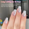 Picture of Double Rhythm 0.5 OZ Cat Eye Gel Polish with Magnet 15ML Holographic Glitter Shimmer Translucent Jelly Color Magnetic Nail Polish Salon DIY at Home (MC1031)