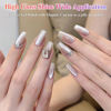 Picture of Double Rhythm 0.5 OZ Cat Eye Gel Polish with Magnet 15ML Holographic Glitter Shimmer Translucent Jelly Color Magnetic Nail Polish Salon DIY at Home (MC1031)