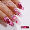 Picture of Double Rhythm 0.5 OZ Cat Eye Gel Polish with Magnet 15ML Holographic Glitter Shimmer Translucent Jelly Color Magnetic Nail Polish Salon DIY at Home (MC1077)