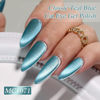 Picture of Double Rhythm 0.5 OZ Cat Eye Gel Polish with Magnet 15ML Holographic Glitter Shimmer Translucent Jelly Color Magnetic Nail Polish Salon DIY at Home (MC1071)