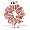 Picture of Sufermoe 12 Pcs Satin Silk Hair Scrunchies, Assorted Light color, 4.5 Inch Hair Ties for Women Girls