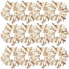 Picture of Sufermoe 12 Pcs Satin Silk Hair Scrunchies, Beige (4.5 Inch) Soft Hair Ties, Hair Bands, Hair Ropes, Ponytail Holders, Hair Accessories for Women and Girls