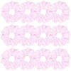 Picture of Sufermoe 12 Pcs Satin Silk Hair Scrunchies, 4.5 Inch, Pale Pink, Soft Hair Ties, Fashion Hair Bands, Ponytail Holders for Women and Girls