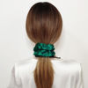Picture of Sufermoe 12 Pcs Satin Silk Hair Scrunchies, Dark Green (4.5 Inch), Hair Ties, Hair Bands, and Ponytail Holders for Women and Girls