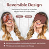 Picture of NEWGO Cooling Eye Mask Gel Eye Mask for Puffy Eyes, Ice Eye Mask Cold Eye Mask Frozen with Plush Backing for Headache, Migraine, Stress Relief - Brown