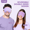 Picture of NEWGO Cooling Gel Eye Mask Reusable Cold Eye Mask for Puffy Eyes, Eye Ice Pack Eye Mask with Soft Plush Backing for Dark Circles, Migraine, Stress Relief - Purple