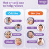 Picture of NEWGO Cooling Gel Eye Mask Reusable Cold Eye Mask for Puffy Eyes, Eye Ice Pack Eye Mask with Soft Plush Backing for Dark Circles, Migraine, Stress Relief - Purple