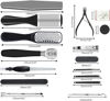 Picture of EKOCSIO Professional Pedicure Kit, 36 in 1 Stainless Steel Foot Care Kit Foot Rasp Dead Skin Remover for Home & Salon Care, Filer