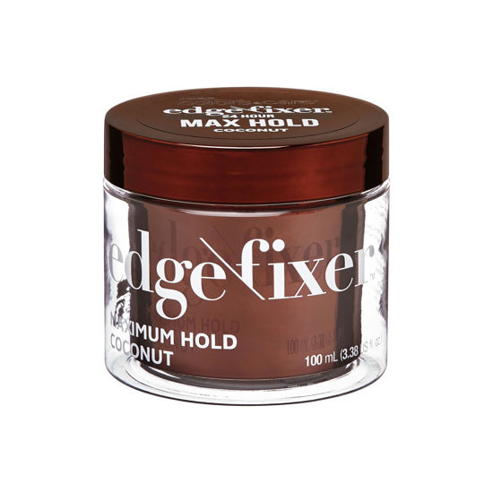 Picture of KISS COLORS & CARE 24 Hour Maximum Hold Scented Edge Fixer, Biotin B7 Infused, All Hair Types, Non-Greasy Gel, No Flaking, 100 mL (3.38 US fl. oz.) - Coconut Scent