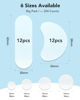 Picture of LitBear Acne Pimple Patches- Day and Night 6 Sizes 204 Dots Thin & Thick Hydrocolloid Patches with Witch Hazel, Tea Tree & Calendula Oil, Extra Adhesion for Face Zit Patch Dots