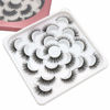 Picture of Losha 10 Pairs Eyelashes Faux Mink Eyelashes Natural Look Fluffy Wispy Soft Handmade Reusable 3D Volume Lashes Pack