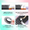 Picture of NAGARAKU yy Eyelash Extensions Supplies y lash 0.07mm C curl 14mm Premade Fans 4D Russian Volume Y Shape Faux Mink Matte 12 rows Cluster pre Fanned Wispies Crisscross Eye Lashes