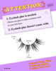Picture of Onlyall Natural Lashes Wispy Lashes Natural Look False Eyelashes Natural Flared Eyelashes False Eye Lashes Soft Fluffy Lashes 7 Pairs D13 Sexy Cat Eye-10mm