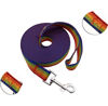 Picture of Nylon Training Dog Leash for Small Medium Large Dogs, 15ft 20ft 30ft 50ft Long Leash Dog/Puppy Lead for Obedience Recall Training, Camping (20ft, Rainbow)