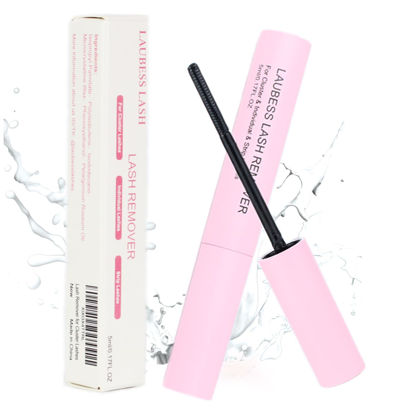 Picture of Lash Remover for Cluster Lashes 5ml LAUBESS LASH Remover for Lash Extensions at Home Lash Clusters DIY Eyelash Extension Remover DIY Lash Extension Remover Adhesive